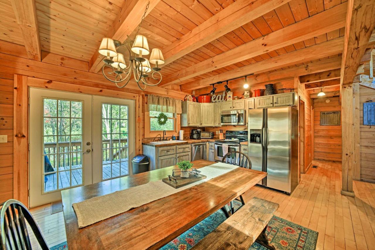 Creekside Bryson City Cabin With Private Hot Tub Buitenkant foto