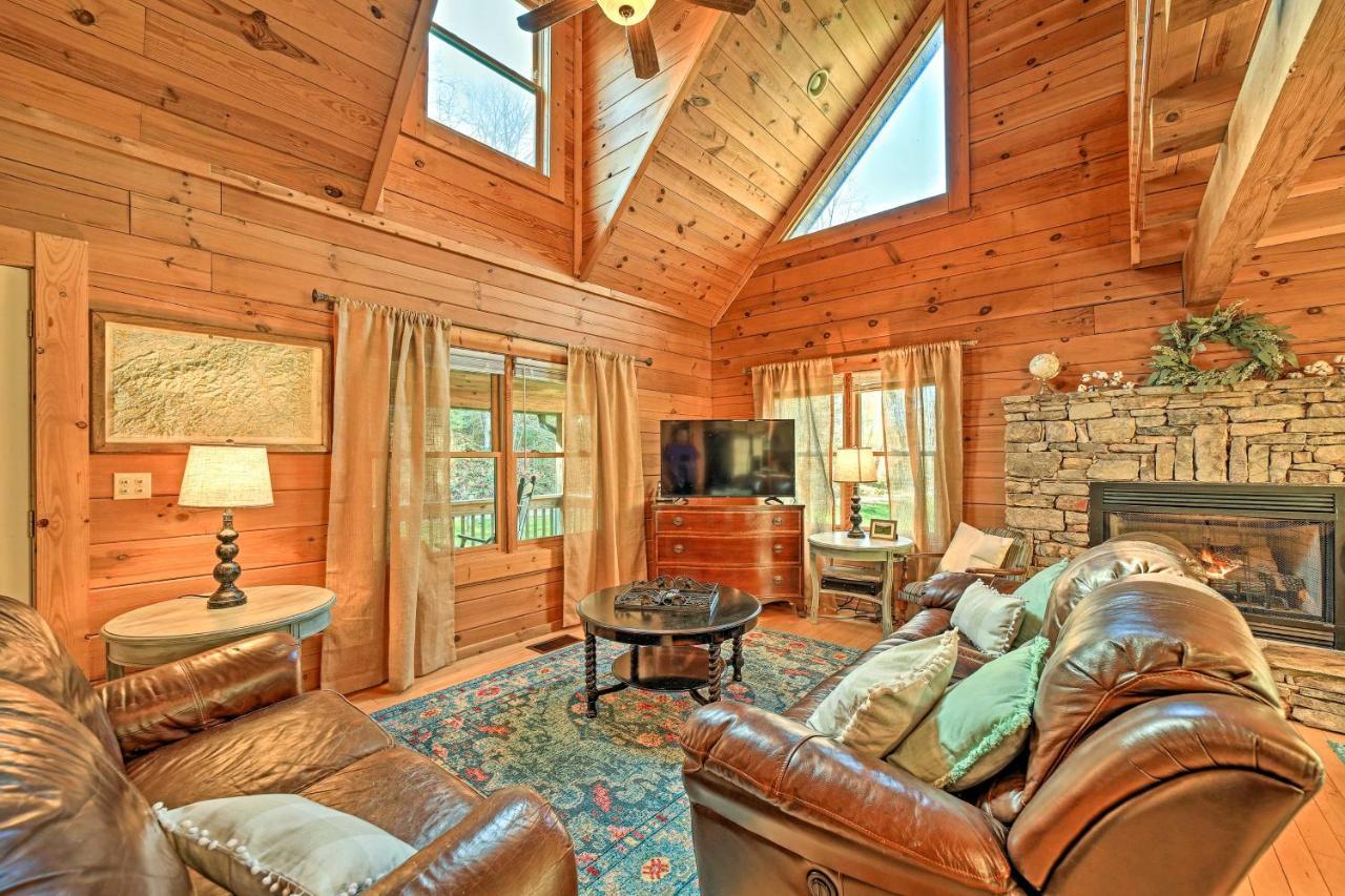 Creekside Bryson City Cabin With Private Hot Tub Buitenkant foto