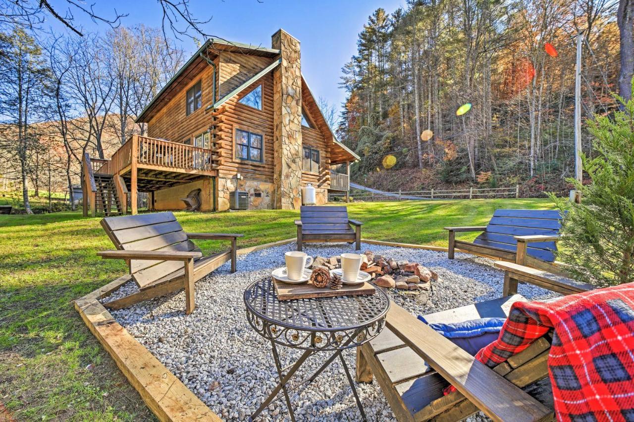 Creekside Bryson City Cabin With Private Hot Tub Buitenkant foto