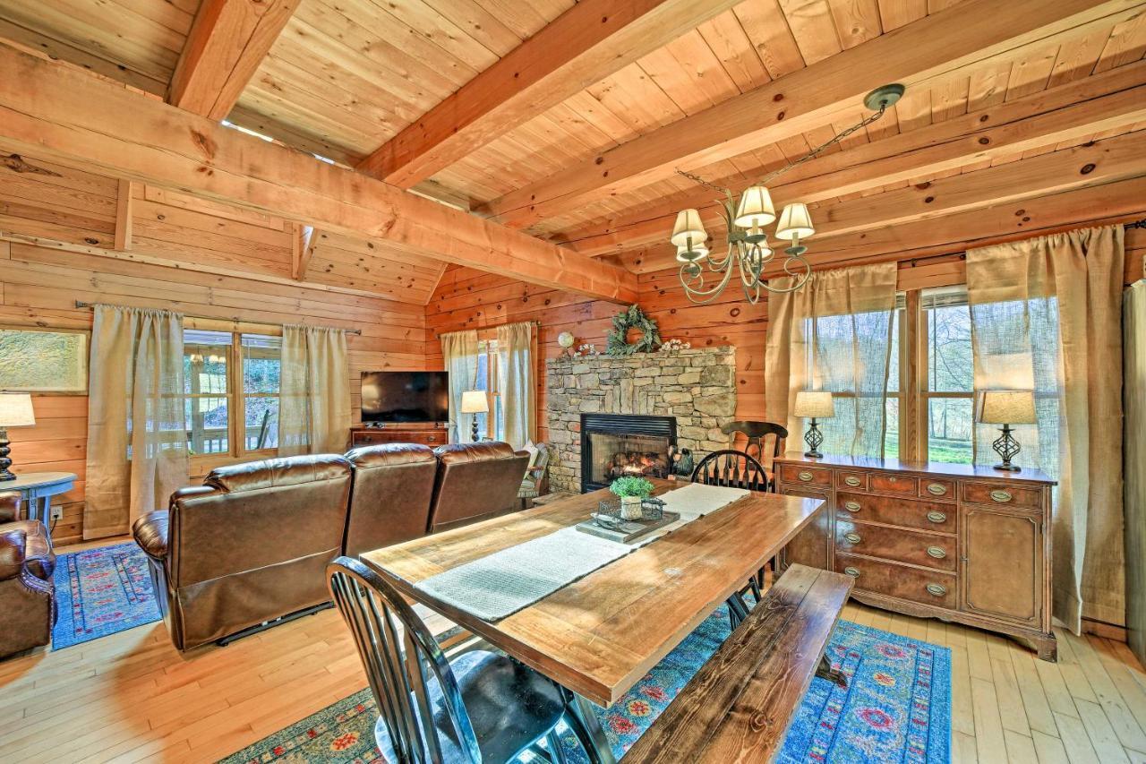 Creekside Bryson City Cabin With Private Hot Tub Buitenkant foto