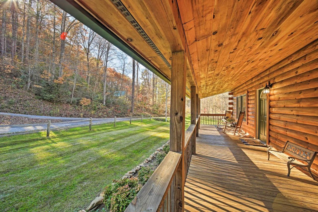 Creekside Bryson City Cabin With Private Hot Tub Buitenkant foto